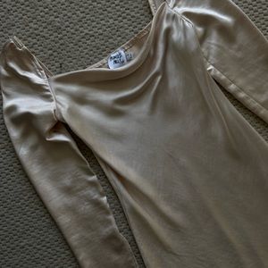 CHAMPAGNE MINI DRESS